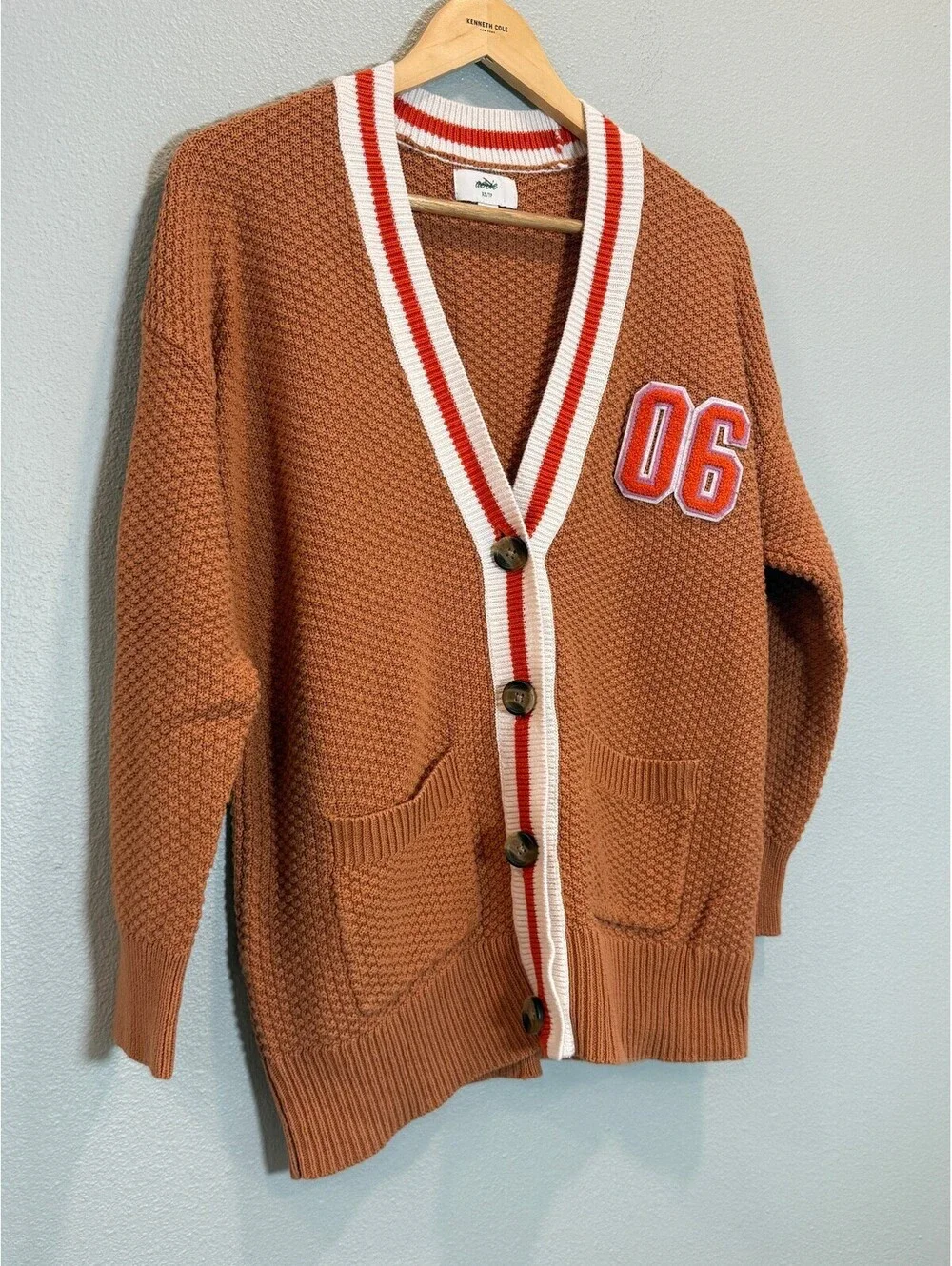 Aerie Burnt Oregon Varsity Oversized Cardigan - Women's XS NWOT